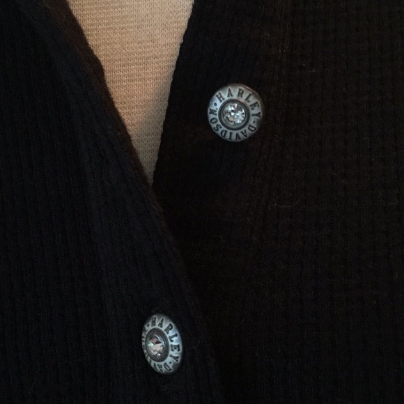 NWT Harley Davidson hooded top with lace inserts - Picture 3 of 10